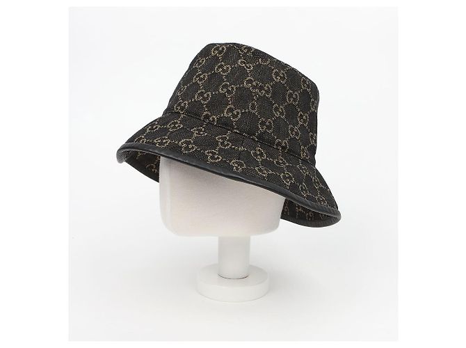 Gucci Denim Bucket Hat Schwarz - Ansicht 7
