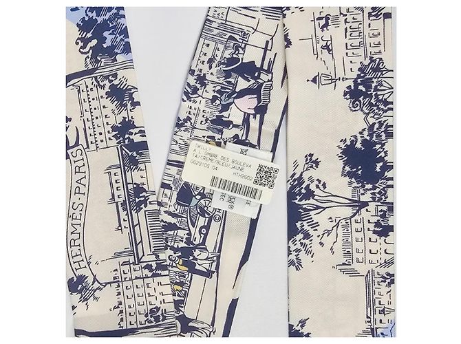 Hermès Twilly in seta l'Ombre des Boulevards - vista 12