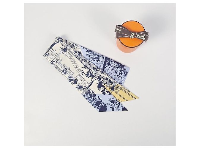 Hermès Twilly in seta l'Ombre des Boulevards - vista 13