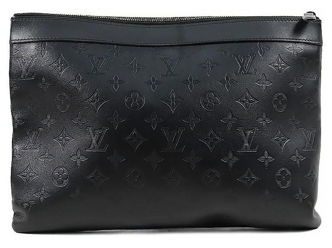 Louis Vuitton Clutch Pochette Black Shadow - vista 3