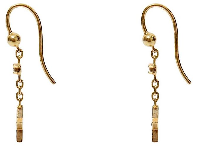 Orecchini Dior Star Gold - vista 2