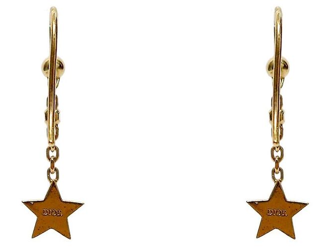 Orecchini Dior Star Gold - vista 3