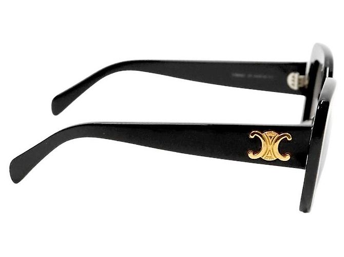 Occhiali da sole Céline Triomphe Nero Oro - vista 4