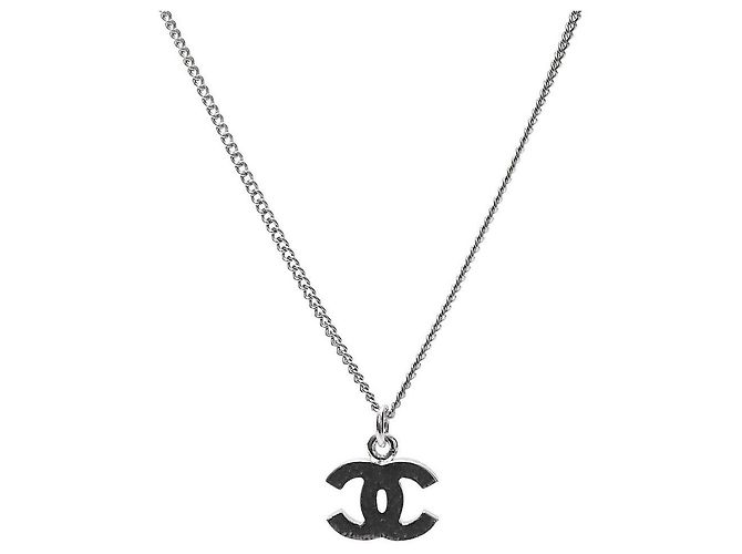 Chanel Collana Cubic CC Silver - vista 2