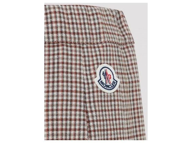 Moncler Falda midi de lana con microcuadros - vista 7