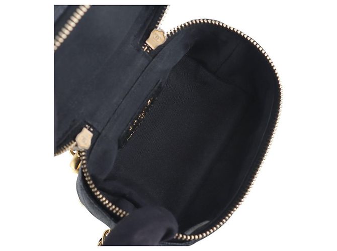 Chanel Caviar Vanity Mini Handle Chain Crossbody Bag - Ansicht 7