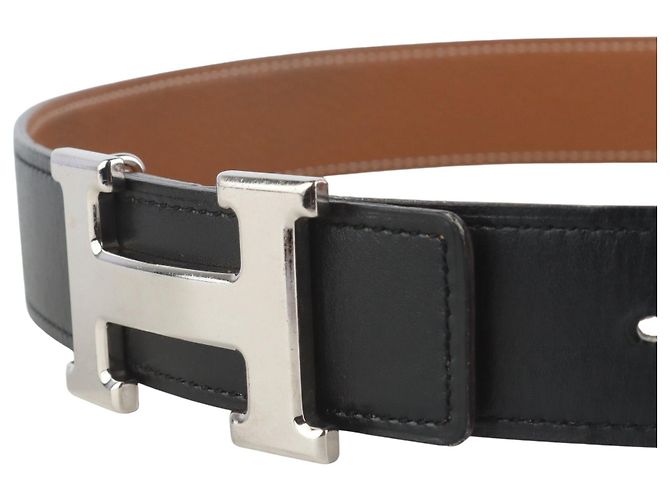 Hermès Cintura Vintage Argento Reversibile - vista 3