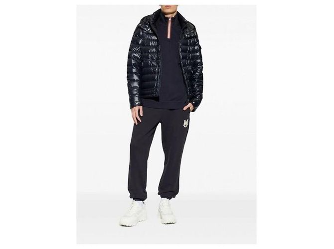 Moncler Sweatshirt mit Polo-Kragen und gesticktem Logo - Ansicht 5