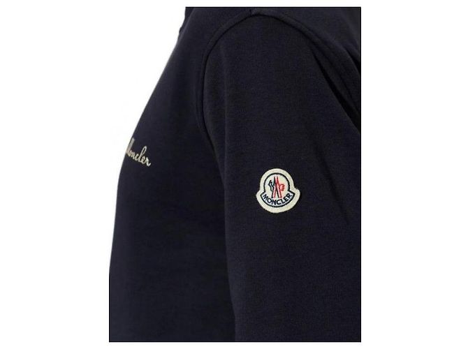 Moncler Sweatshirt mit Polo-Kragen und gesticktem Logo - Ansicht 8