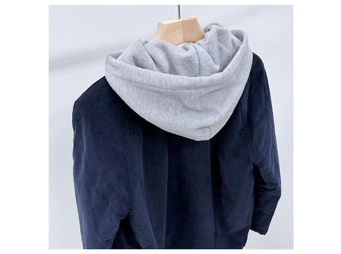 Céline Cordjacke mit Kapuze Navy - Ansicht 5