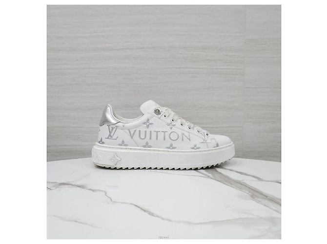 Louis Vuitton Timeout Sneakers Monogram Silver - Ansicht 4