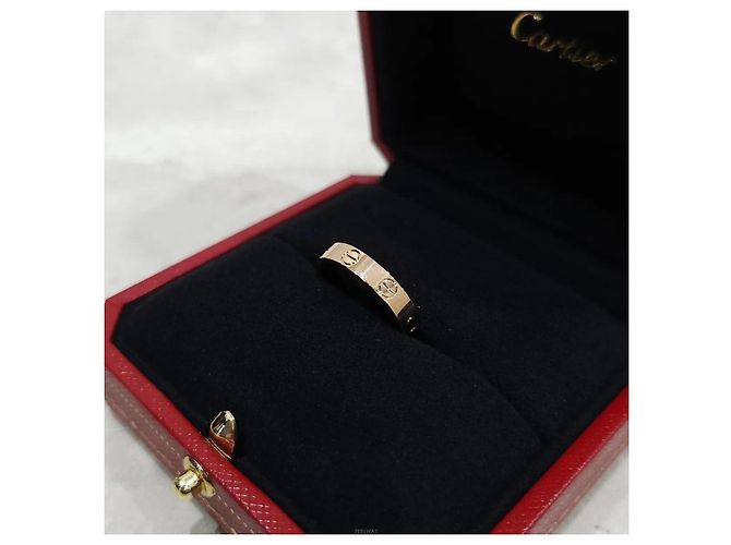 Cartier Anello Love Band Small Pink Gold - vista 5