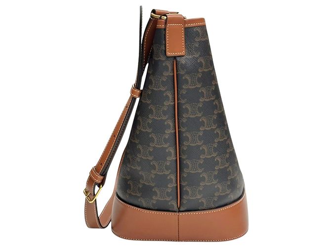 Céline Triomphe Canvas Medium Bucket Bag - Ansicht 4