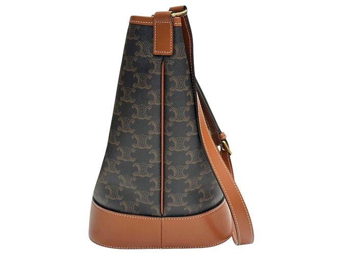 Céline Triomphe Canvas Medium Bucket Bag - Ansicht 5