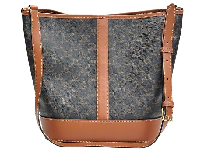 Céline Triomphe Canvas Medium Bucket Bag - Ansicht 8