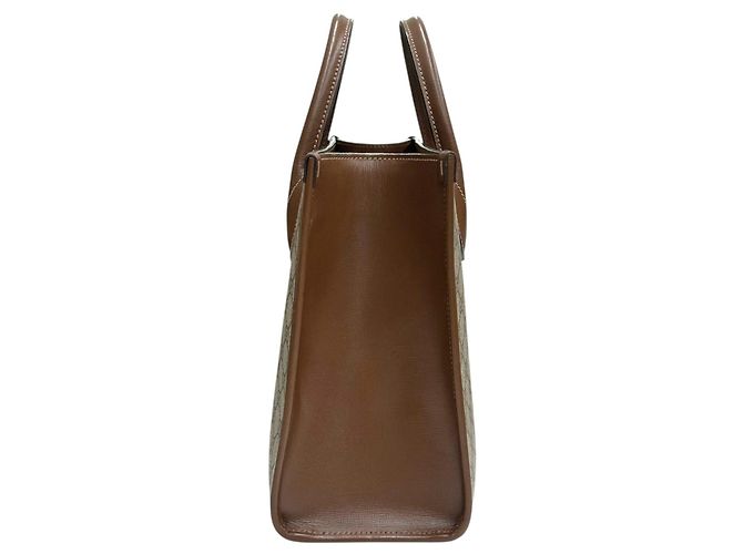 Gucci Borsa Tote piccola marrone Interlocking GG - vista 5