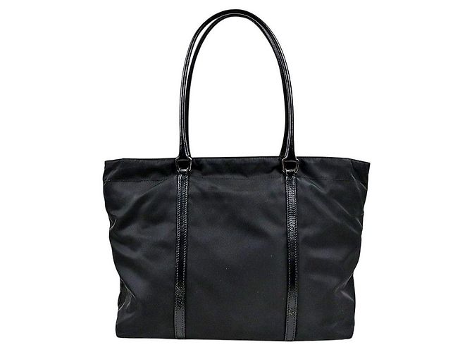 Prada Borsa a tracolla con rifiniture in Pocono nero - vista 3