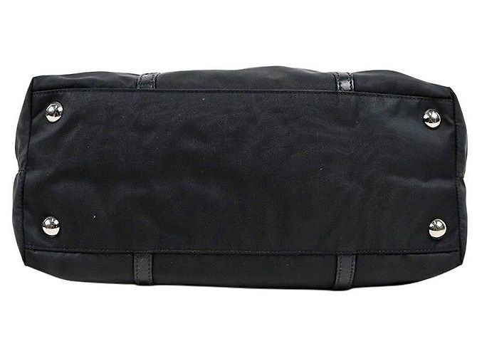 Prada Borsa a tracolla con rifiniture in Pocono nero - vista 4