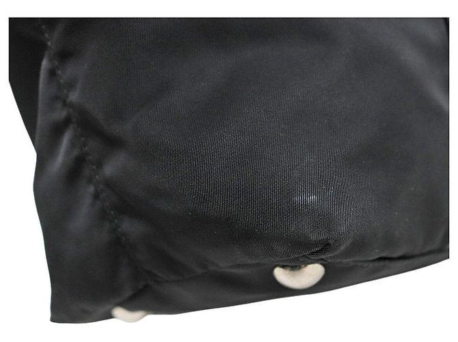 Prada Borsa a tracolla con rifiniture in Pocono nero - vista 9