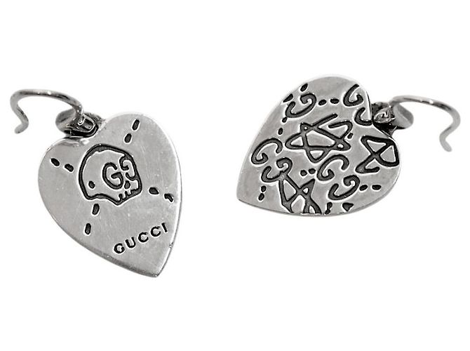 Gucci Orecchini Ghost Heart Silver - vista 4