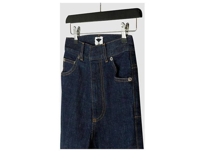 Pantalones de denim acampanados Dior azules - vista 2