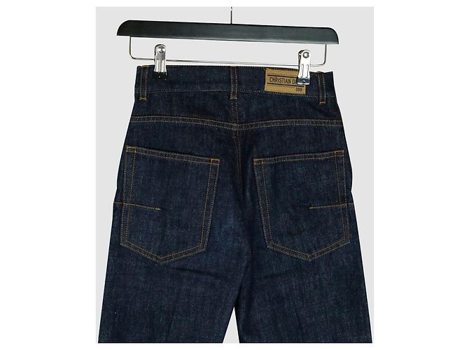 Pantalones de denim acampanados Dior azules - vista 4