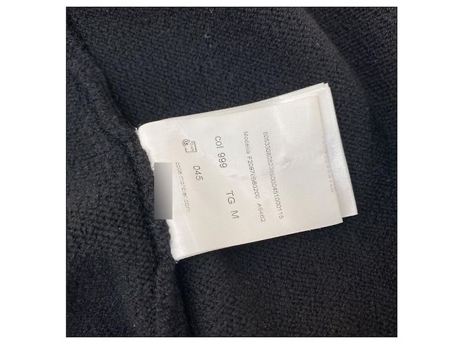 Moncler Logo Strickjacke mit Kapuze aus Wollmischung - Ansicht 13