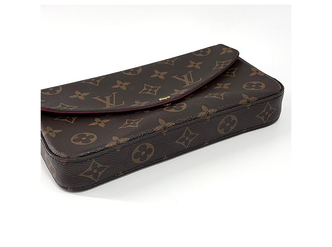 Louis Vuitton Borsa a tracolla Monogram Pouch Felicie con catena - vista 13