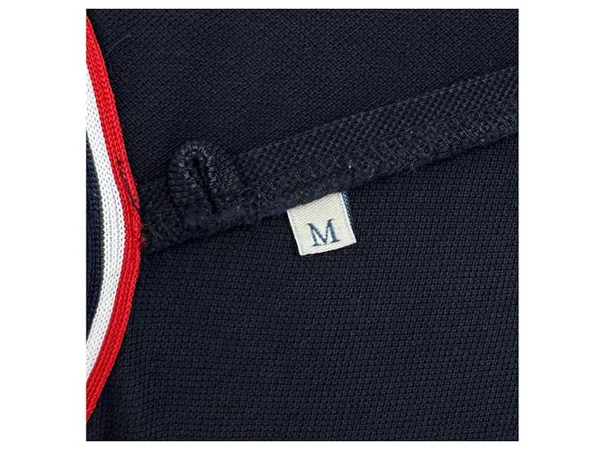 Moncler Kurzarm T-Shirt mit Polokragen Navy - Ansicht 9