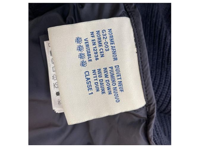 Moncler Cardigã de malha acolchoado com capuz - vista 15