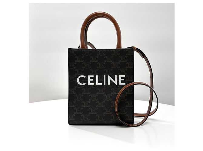 Céline Triomphe Mini Cabas Tote Crossbody Bag - Ansicht 7