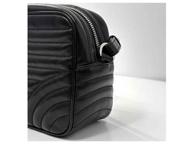Prada Borsa a tracolla Diagram Silver Chain Camera Bag Black - vista 9