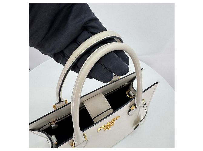 Prada Borsa Tote e borsa a tracolla in pelle Saffiano - vista 14
