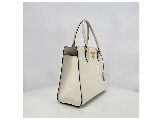 Prada Borsa Tote e borsa a tracolla in pelle Saffiano - vista 8