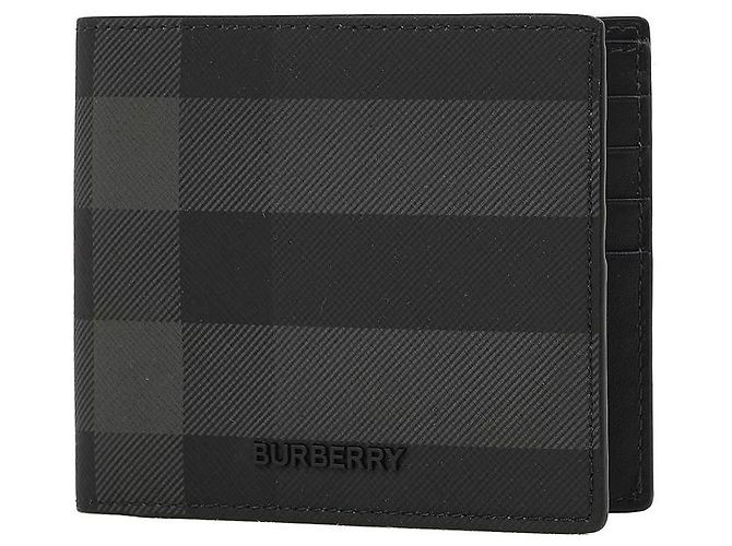 Burberry Men's Check Leather Wallet - view 10