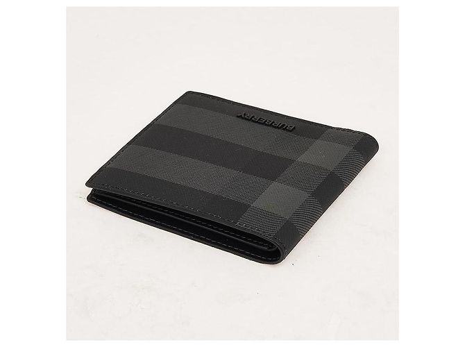 Burberry Men's Check Leather Wallet - view 3