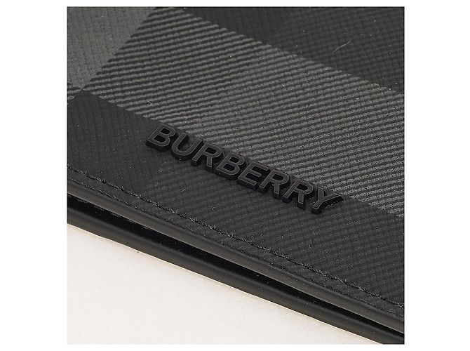 Burberry Men's Check Leather Wallet - view 4