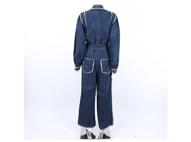 Mono de denim Christian Dior Navy - vista 3