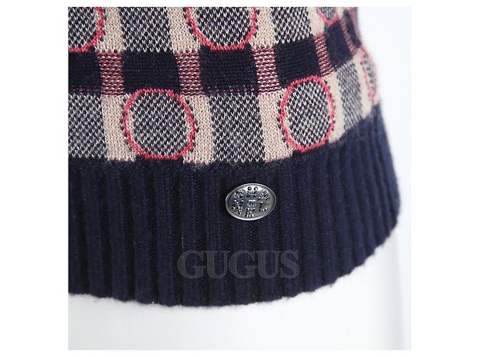 Chanel Tejido de manga corta Navy Multi - vista 4