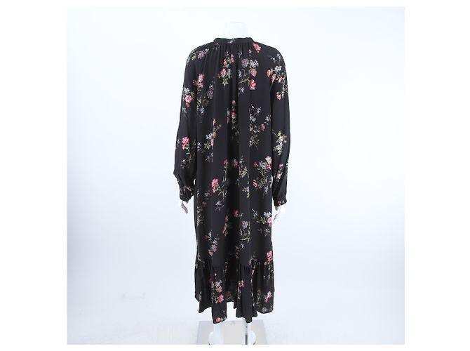Céline Silk Long Dress Black - view 3
