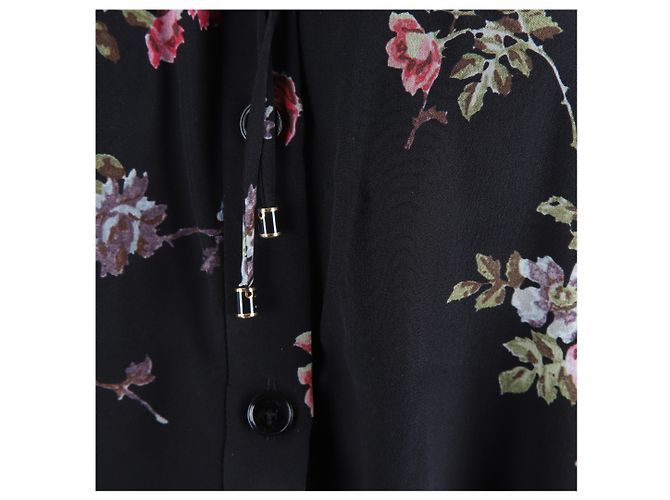 Céline Silk Long Dress Black - view 4