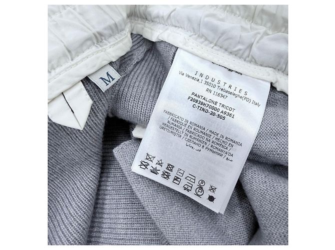 Moncler Logo Strick-Jogginghose Grey - Ansicht 5