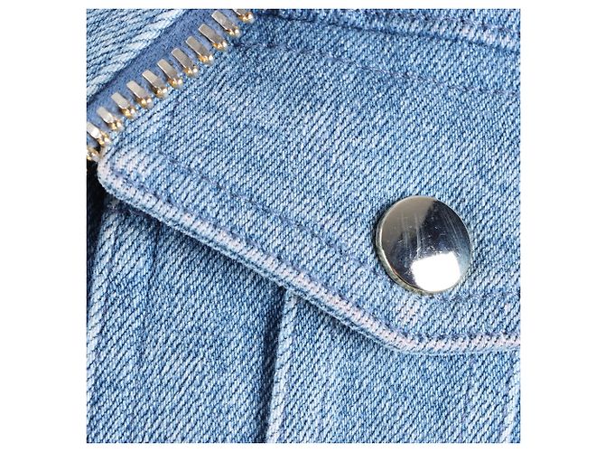Balmain Jeansjacke Blau - Ansicht 4