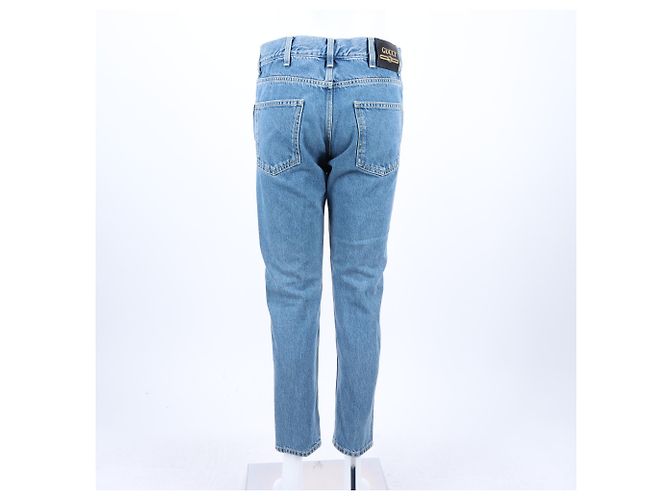 Jeans Gucci Blu - vista 3
