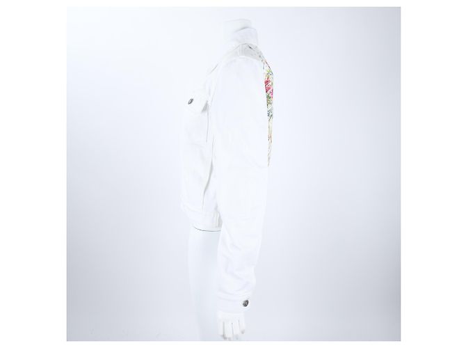 Christian Dior Jeansjacke Elfenbein - Ansicht 2