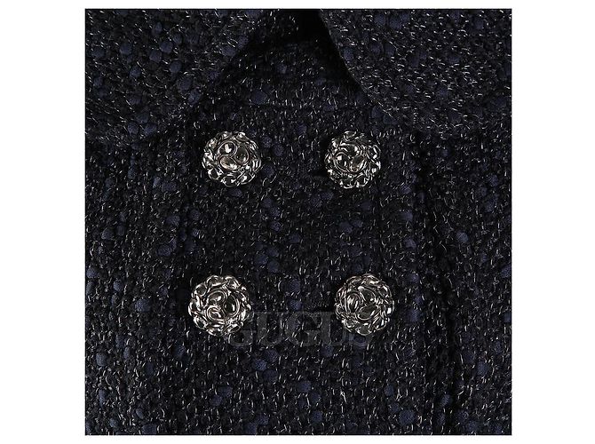 Giacca in tweed Chanel nero multicolore - vista 4