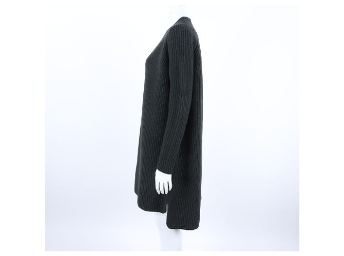 Vestido de punto Hermès caqui - vista 2