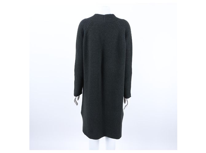 Vestido de punto Hermès caqui - vista 3