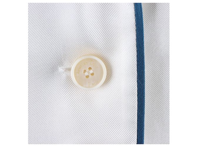 Dior Seiden-Pyjamahemd mit kurzen Ärmeln - Ansicht 4