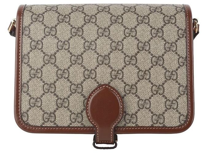 Gucci Borsa a tracolla GG Supreme Interlocking - vista 3